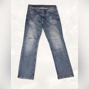 Levi's Men's 501 33x32 Original Straight Fit Jeans - Dark Wash